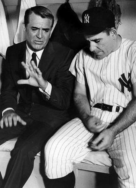 Cary Grant e Yogi Berra