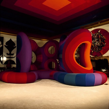 Verner Panton - la Living Sculpture nella Panton House di Binningen