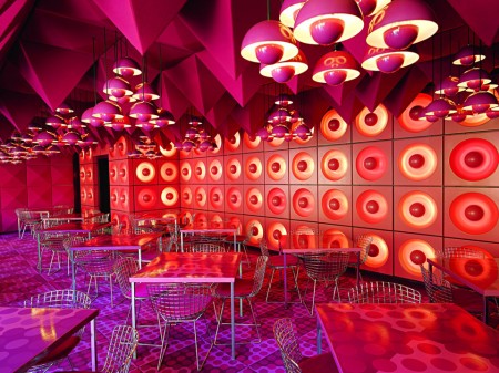 VERNER PANTON Spiegel Publishing House - Area viola della mensa
