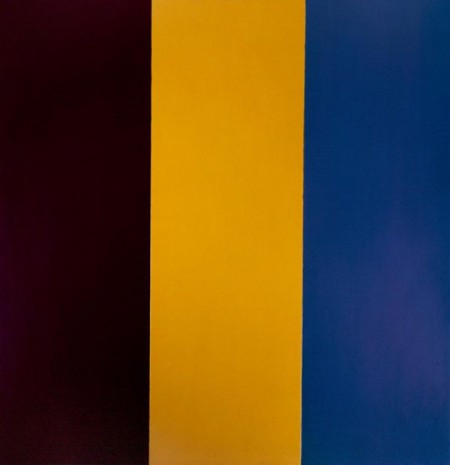 Red, Yellow and Blue by Brice Marden, 1974 - decluttering