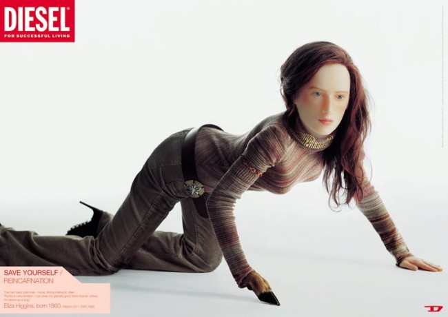 la campagna di advertising Save Yourself di Disel by Jean Pierre Khazem
