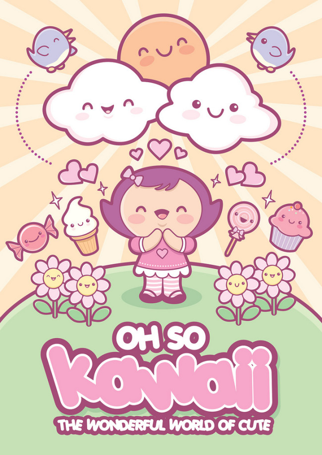 un poster di Jerrod Maruyama in puro stile kawaii