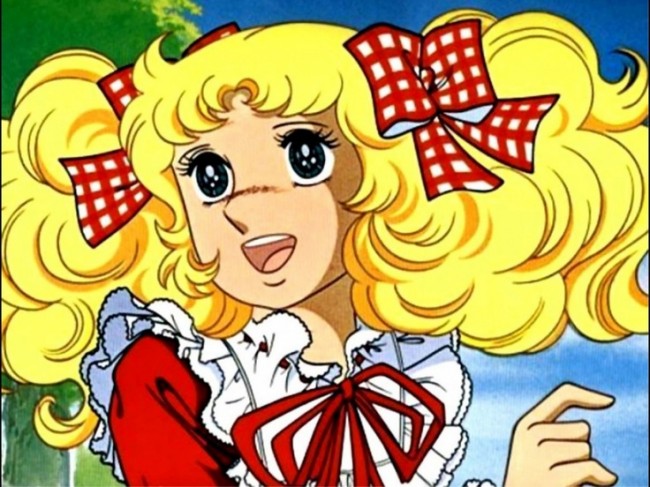 uno dei primi anime di successo in Italia: Candy Candy
