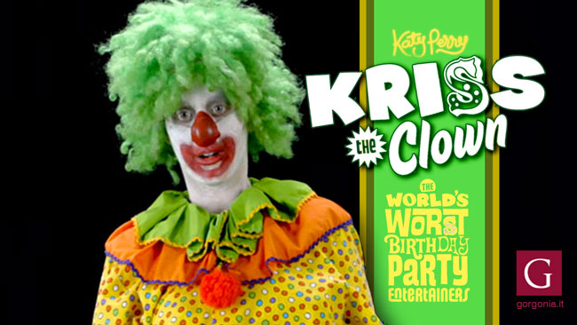 Kriss the clown: uno dei personaggi interpretati da Katy Perry nel video di Birthday