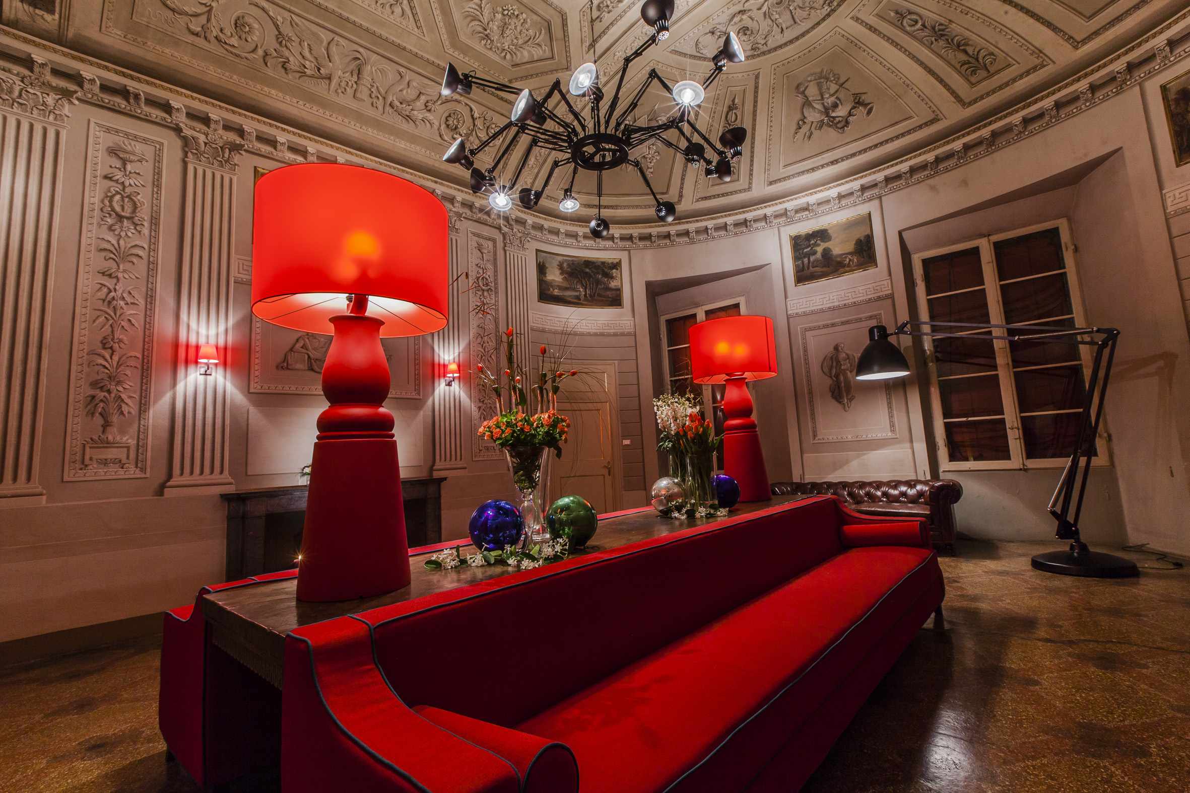 La Sala Ovale di Salotto Boschi a Bologna. Interior design Francesco Catalano www.francescocatalano.it