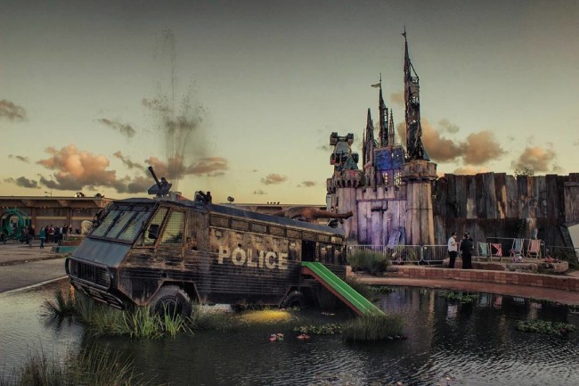 Water Cannon Creek at Banksy's Dismaland - Carefully selected by Gorgonia www.gorgonia.it