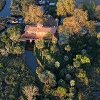 Vista aerea di Villa Ginori detta La Piaggetta a Quiesa, sul Lago Massaciuccoli - Carefully selected by Gorgonia www.gorgonia.it