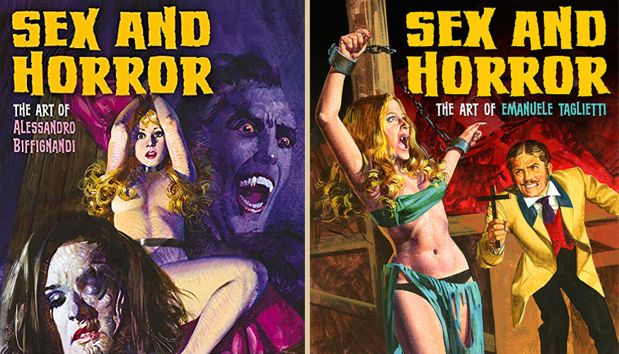 Sex and Horror: due libri dedicati all'arte degli illustratori Alessandro Biffignandi ed Emanuele Taglietti, maestri copertinisti del fumetto erotico italiano - Carefully selected by GORGONIA www.gorgonia.it