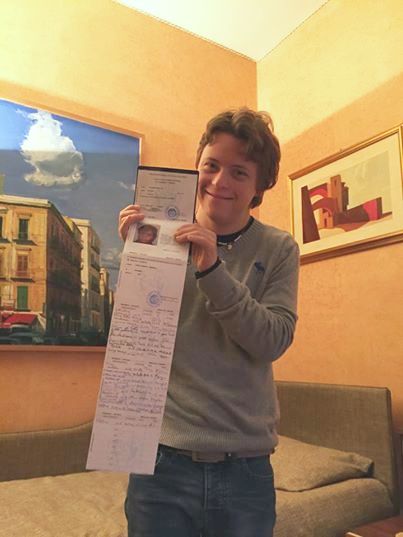 Gianluca Spaziani, ragazzo affetto da sindrome di Down laureato in Lettere all'Università di Palermo